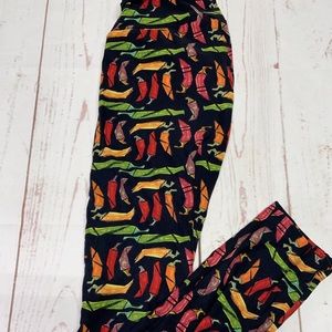 LuLaRoe OS Print Leggings New!  Never worn! NWT!
